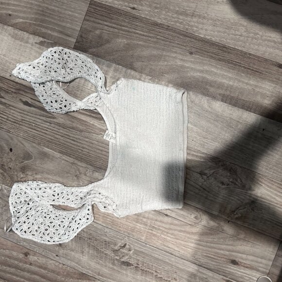 White, Wester, Lacy, H&M, Crop top - Picture 2 of 3